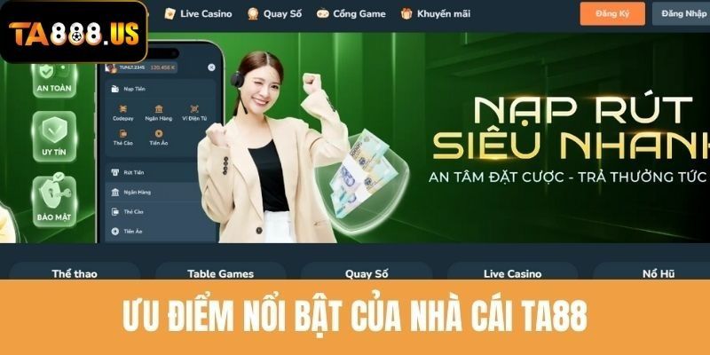 Đánh giá TA88 về giao diện nền tảng website